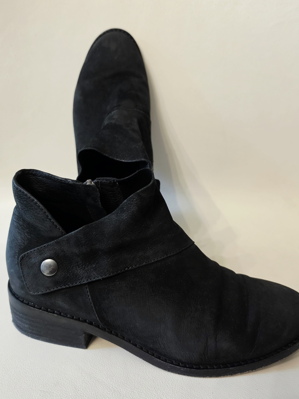 Eileen Fisher Billie Tumbled Nubuck Bootie
